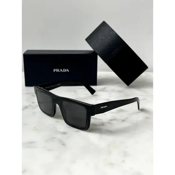 NEW Prada PR19WSF Unisex Sunglasses in Black - Picture 7 of 8